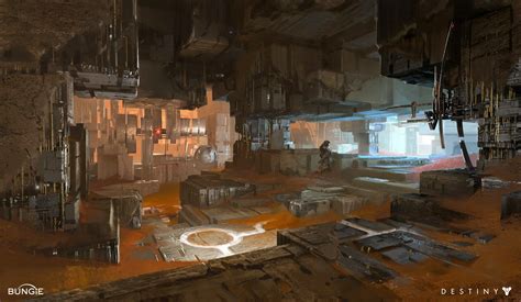 ArtStation - Destiny: Vex Interior, Dorje Bellbrook | Concept art ...