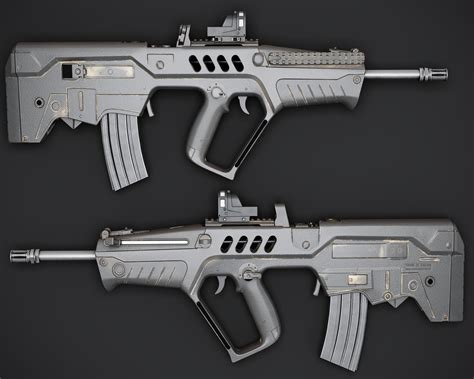 Tar21 rifle — polycount