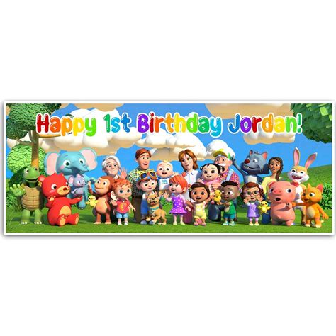 Buy Cocomelon Birthday Banner Online at desertcartINDIA