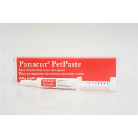 PANACUR ORAL PASTE FOR DOGS AND CATS 0.187 G/G FENBEDAZOLE 4.8 GR SYRINGE | PetShopBoss.com