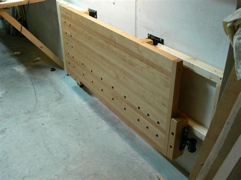 Wall mounted folding workbench plans