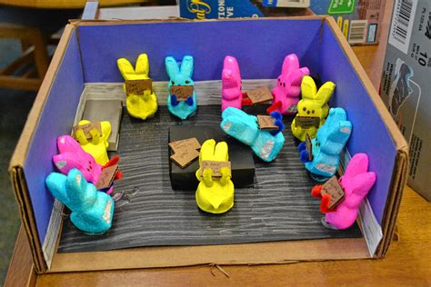 Easter Peeps Diorama