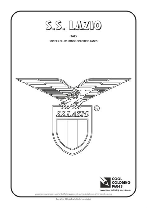 S.S. Lazio logo coloring / Coloring page with S.S. Lazio logo / S.S ...