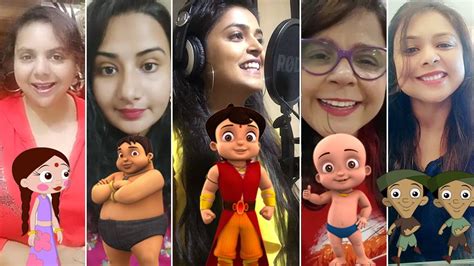 All characters of CHHOTA BHEEM | Live Dubbing - YouTube