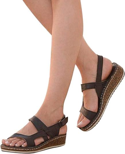 XXZ Women's Comfortable Walking Sandals with Arch Support Waterproof ...