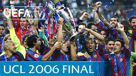 Barcelona v Arsenal: 2006 UEFA Champions League final highlights - YouTube