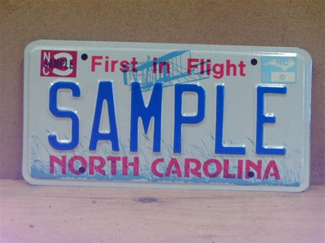 2005 North Carolina Sample License Plate NC SAMPLE NCO1