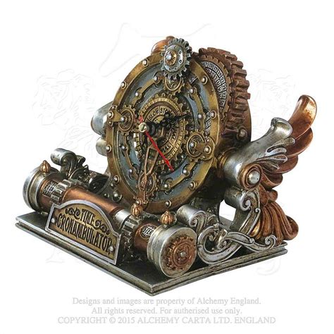 Alchemy Empire Steampunk Time Chronambulator Clock | Horloge steampunk ...