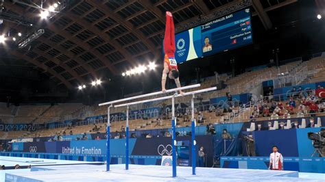 Zou Jingyuan wins parallel bars final with 16.233 | NBC Olympics