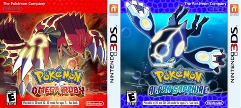 Pokemon Omega Ruby and Alpha Sapphire Boxart Nintendo 3DS Box Art Cover by spham9