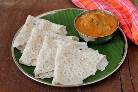 Neer Dosa Recipe - How to make Neer Dosa with chicken curry | Recipe | Dosa recipe, Recipes, Dosa