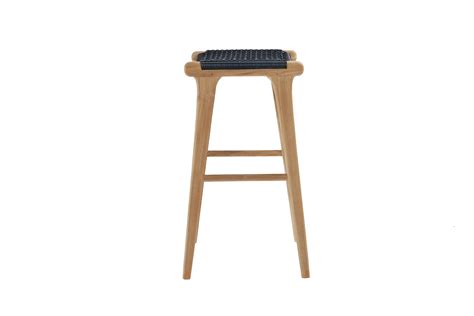 Zen Backless Bar Stool – Black – Abide Interiors