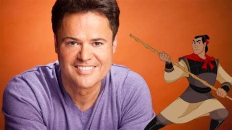 donny osmond mulan | From the Desk