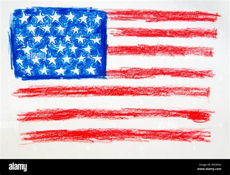 American flag pencil drawing hi-res stock photography and images - Alamy