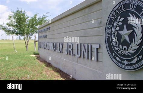 John B Connally Unit Jail Exterior Sign CU Pan Stock Video Footage - Alamy