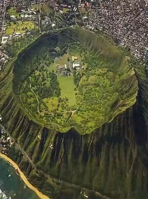 Diamond Head is a volcanic tuff cone on the Hawaiian island of Oʻahu. It was created by the ...