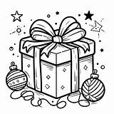 Gift Coloring Pages sketch template