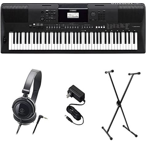 Yamaha Premium Keyboard Pack with Power Supply, Stand, and Headphones Deals - Instrumentstogo.com