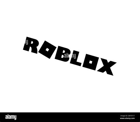 Roblox, rotated logo, white background B Stock Photo - Alamy