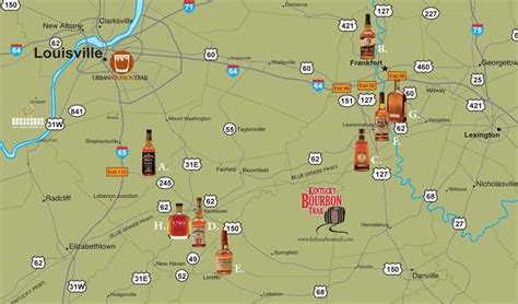 Kentucky Bourbon Trail Interactive Map