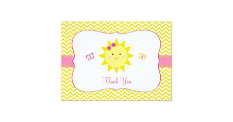 Sunshine Thank You Cards You Are My Sunshine | Zazzle