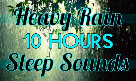 "Rain" 10 hours of "Rain Sounds" "Sleep Sounds" 10hrs Rainfall HD ...