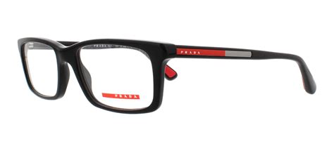 PRADA SPORT Eyeglasses PS02CV 1AB1O1 Black 53MM - Walmart.com