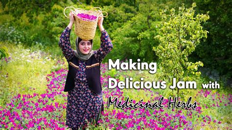 Making Delicious Jam with Medicinal Herbs | Echium Amoenum Flowers Jam - YouTube