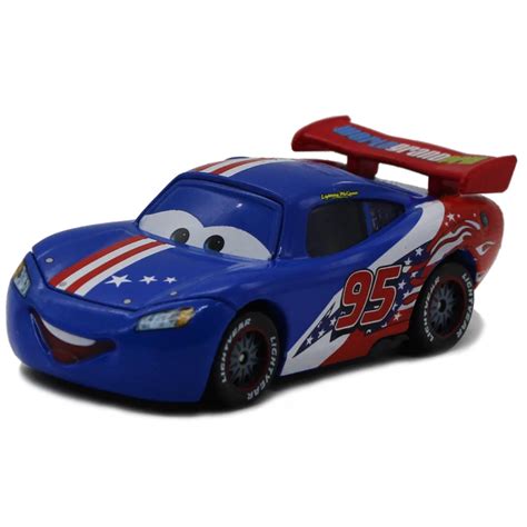 Pixar Cars United State limited Edition Lightning McQueen 1:55 Scale ...