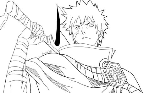 Ichigo from Bleach Coloring Page - Free Printable Coloring Pages for Kids