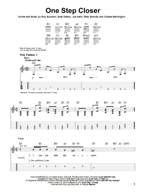 One Step Closer by Linkin Park - Easy Guitar Tab - Guitar Instructor