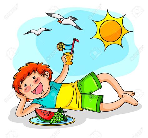 Enjoying the sun clipart - Clipground