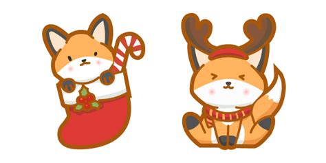 Cute Christmas Fox cursor – Custom Cursor | Fanart, Zorro, S. a