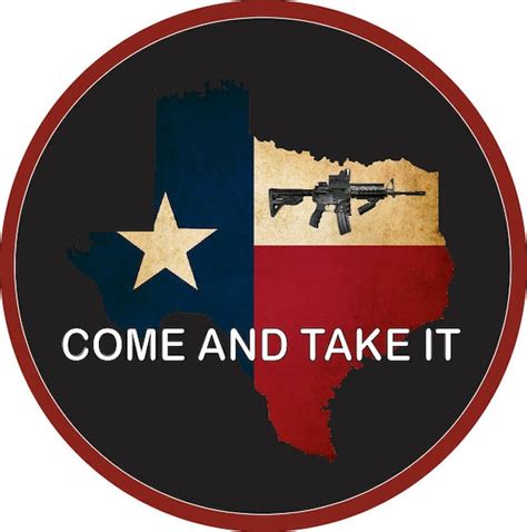 4 Texas Come and Take it Decal by ExploreAndConquer on Etsy