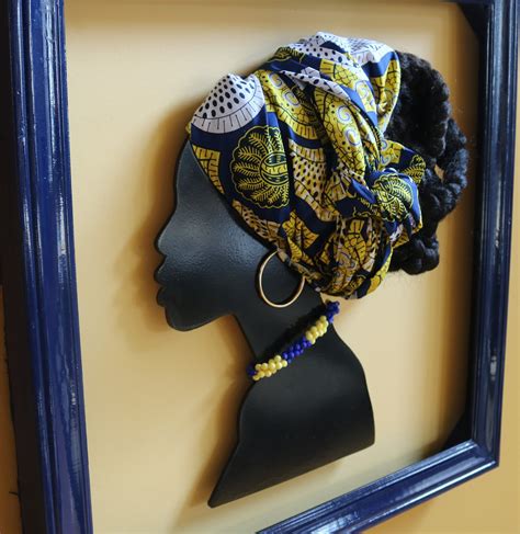 African Art 3D African Art Black History African Wall Art - Etsy