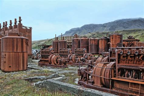 Grytviken whaling station... — GEOPHOTOSCAPES