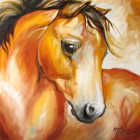 THE SPANISH HORSE - by Marcia Baldwin from COMMISSIONED PAINTINGS