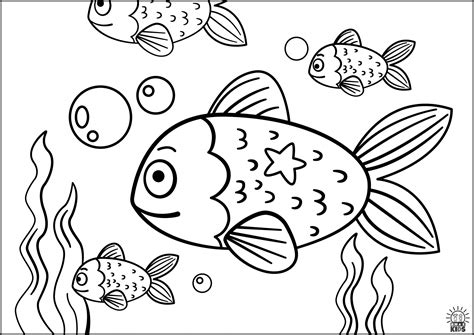 Fish Coloring Pages For Girls