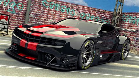 HD wallpaper: black and red sports car illustration, Chevrolet ...