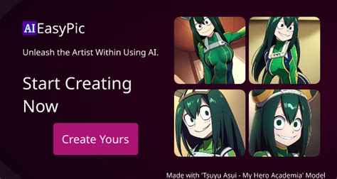 Tsuyu Asui - My Hero Academia - AIEasyPic