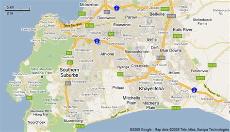 Khayelitsha Map - South Africa