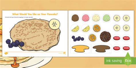 EYLF Pancake Day Cutting Skills Activity (teacher made)