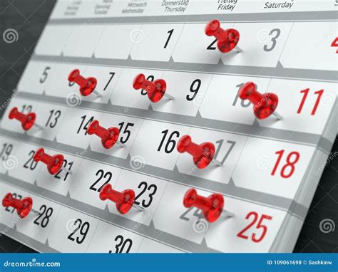 Concept of Calendar, Reminder, Organizing Stock Illustration - Illustration of number, diary ...