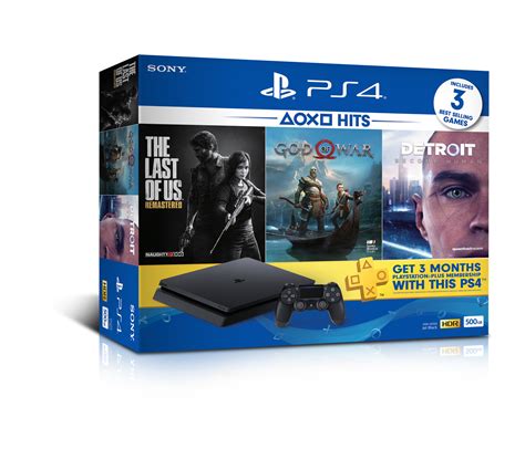 SONY PS4 Slim Hits Bundle / Playstation 4 Slim – 1TB Game Console – Jet ...