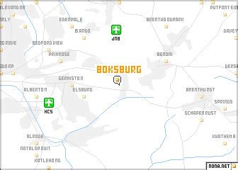 Boksburg (South Africa) map - nona.net