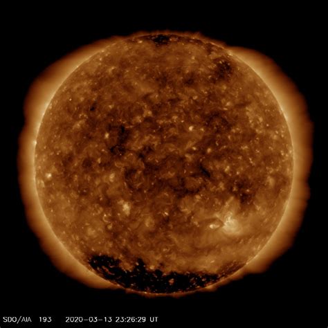 Coronal holes - Friday, 13 March 2020 | SpaceWeatherLive.com