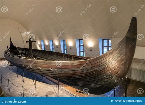 Gokstad Viking Ship in the Viking Ship Museum, Oslo, Norway Editorial ...