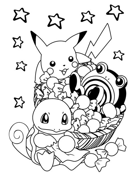 Pokemon Coloring Pages. Join your favorite Pokemon on an Adventure!