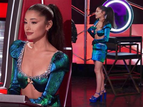 All of Ariana Grande's Scene-Stealing Outfits on 'the Voice,' so Far