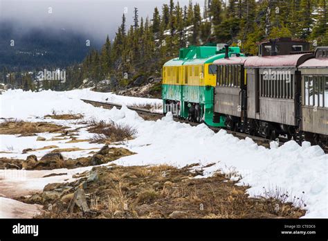 White Pass and Yukon Route (WP&YR) Railroad train ride from Skagway Stock Photo: 49490342 - Alamy